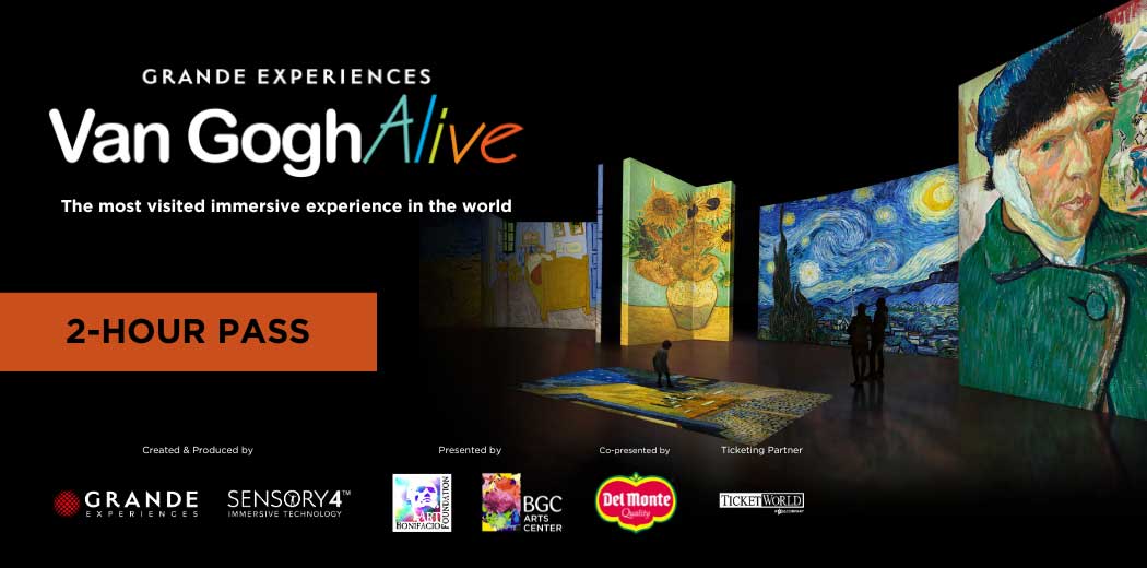 Van Gogh Alive (2 Hour Pass) tickets BGC Arts Center TicketWorld