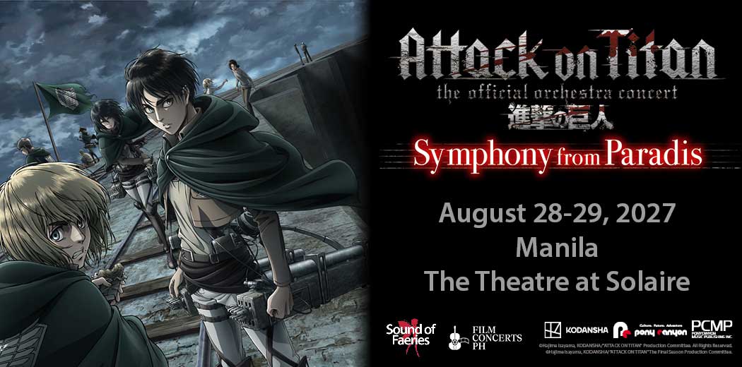 Attack on Titan: Symphony from Paradis tickets | The Theatre At Solaire |  Ticketworld